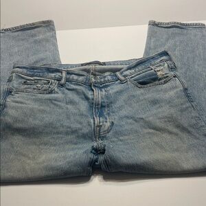 Abercrombie & Fitch Light Blue Relaxed Men's Jeans